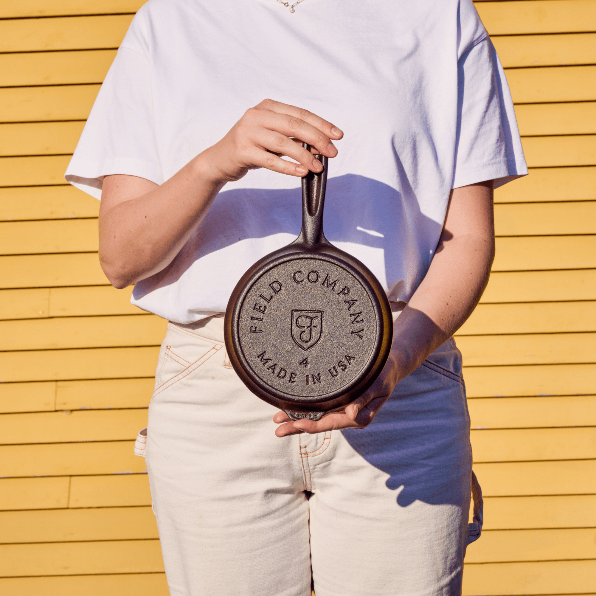 No.4 Cast Iron Skillet - Free Living Co