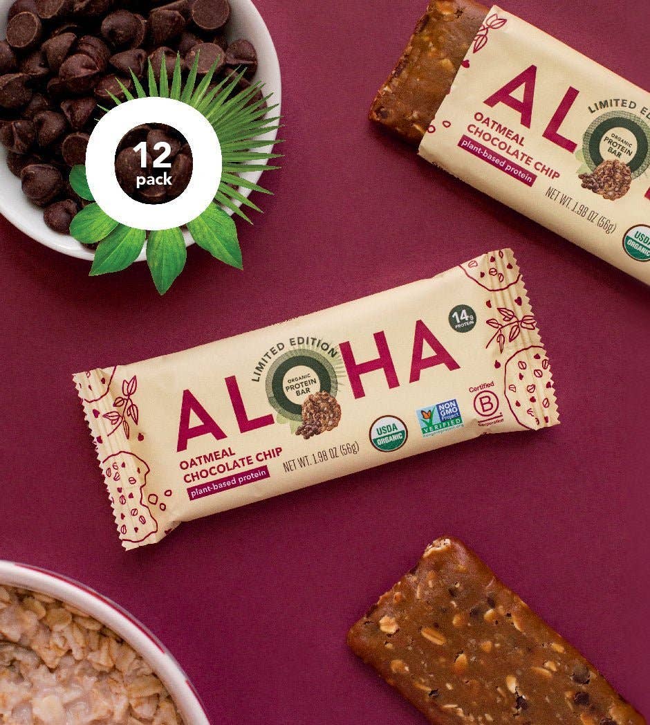 Oatmeal Chocolate Chip Protein Bar - Free Living Co