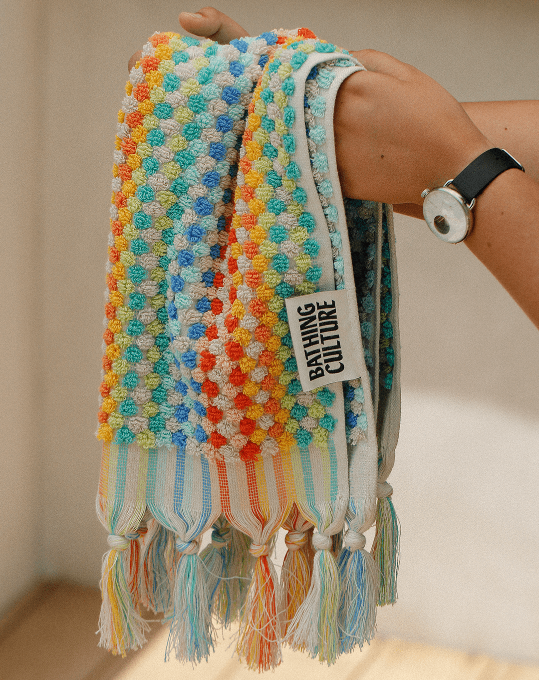 Organic Cosmic Rainbow Towel - Free Living Co