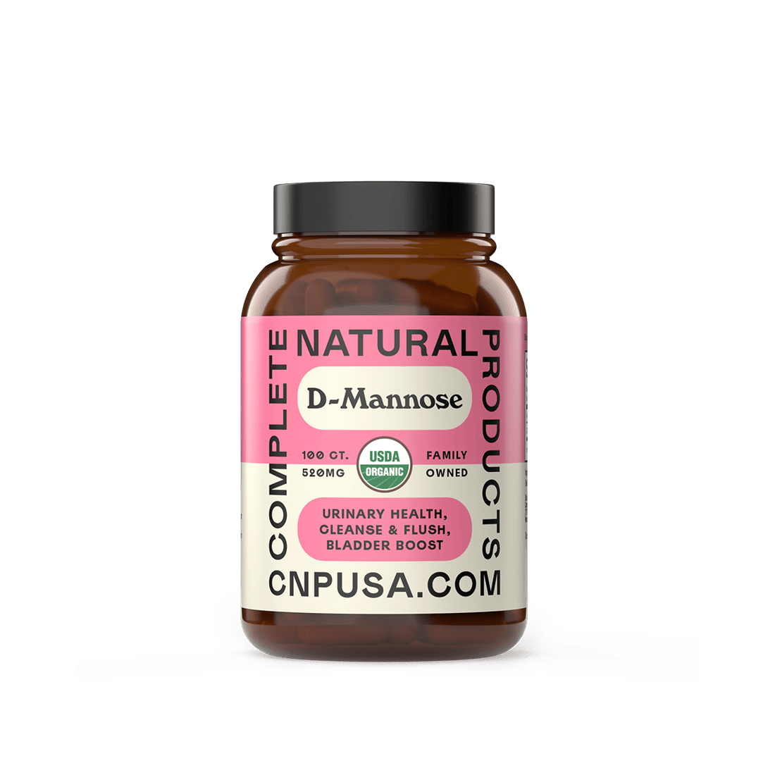 Organic D-Mannose Capsules - Free Living Co