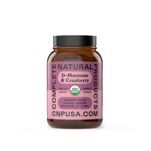 Organic D-Mannose & Cranberry Capsules - Free Living Co