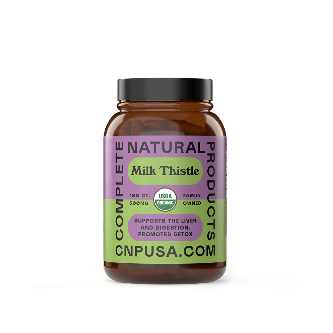 Organic Milk Thistle Capsules - Free Living Co
