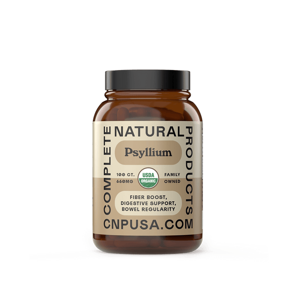Organic Psyllium Husk Capsules - Free Living Co