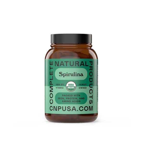 Organic Spirulina Capsules - Free Living Co