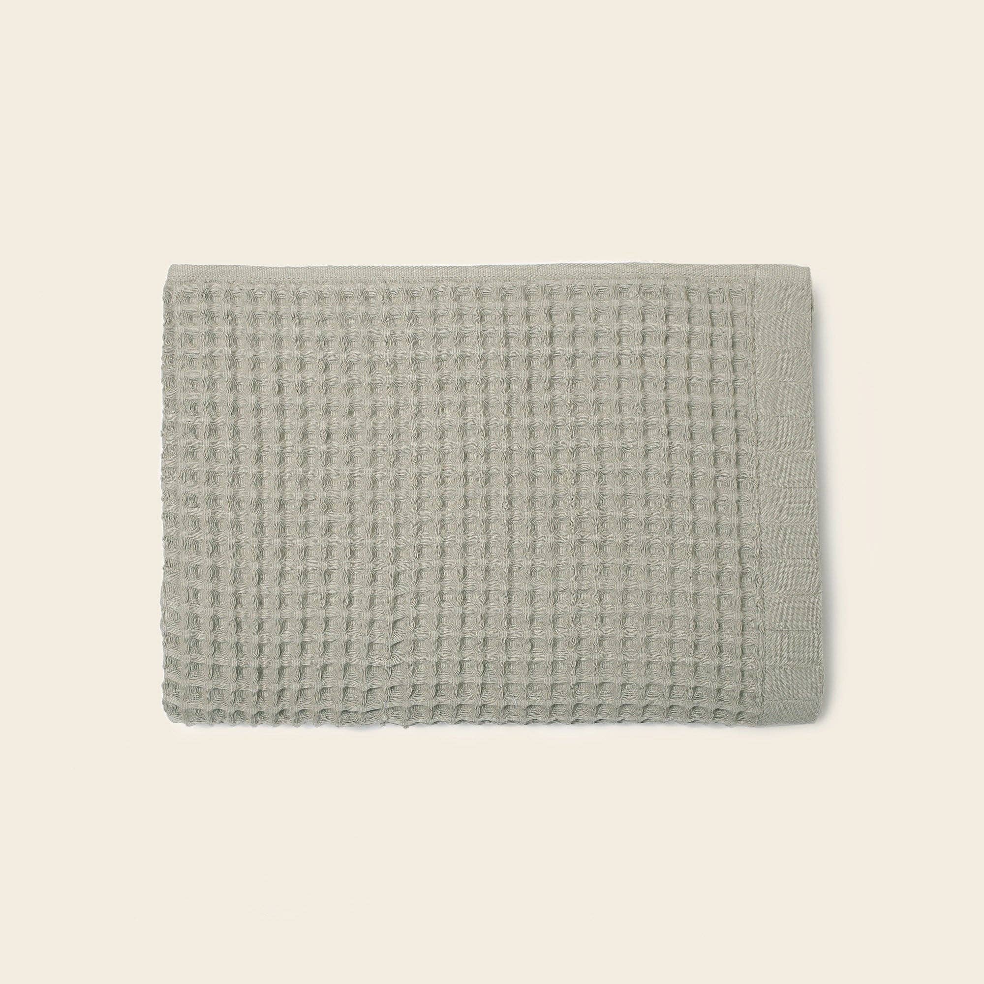 Organic Weightless Waffle Bath Towel - Free Living Co