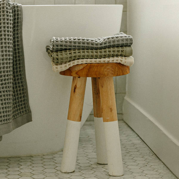 Organic Weightless Waffle Hand Towel - Free Living Co
