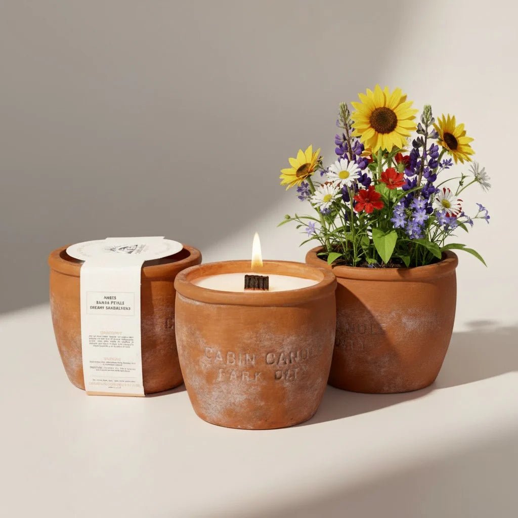 Palo Santo Non-Toxic Burn & Grow Coco Wax Candle | Cabin Candle Park City - Free Living Co