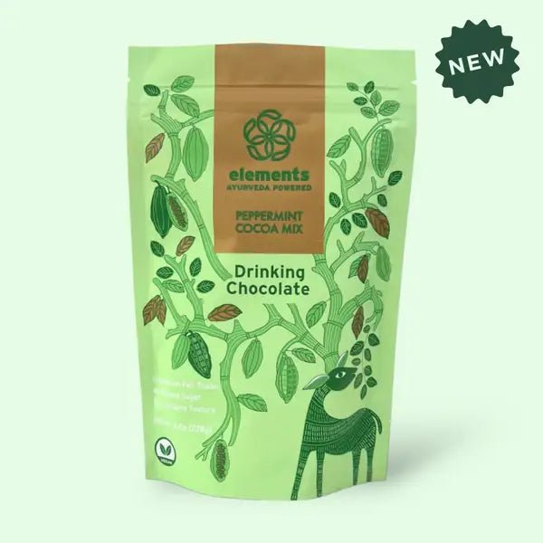 Peppermint Vegan Drinking Chocolate - Free Living Co