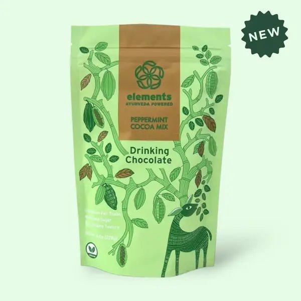 Peppermint Vegan Drinking Chocolate - Free Living Co