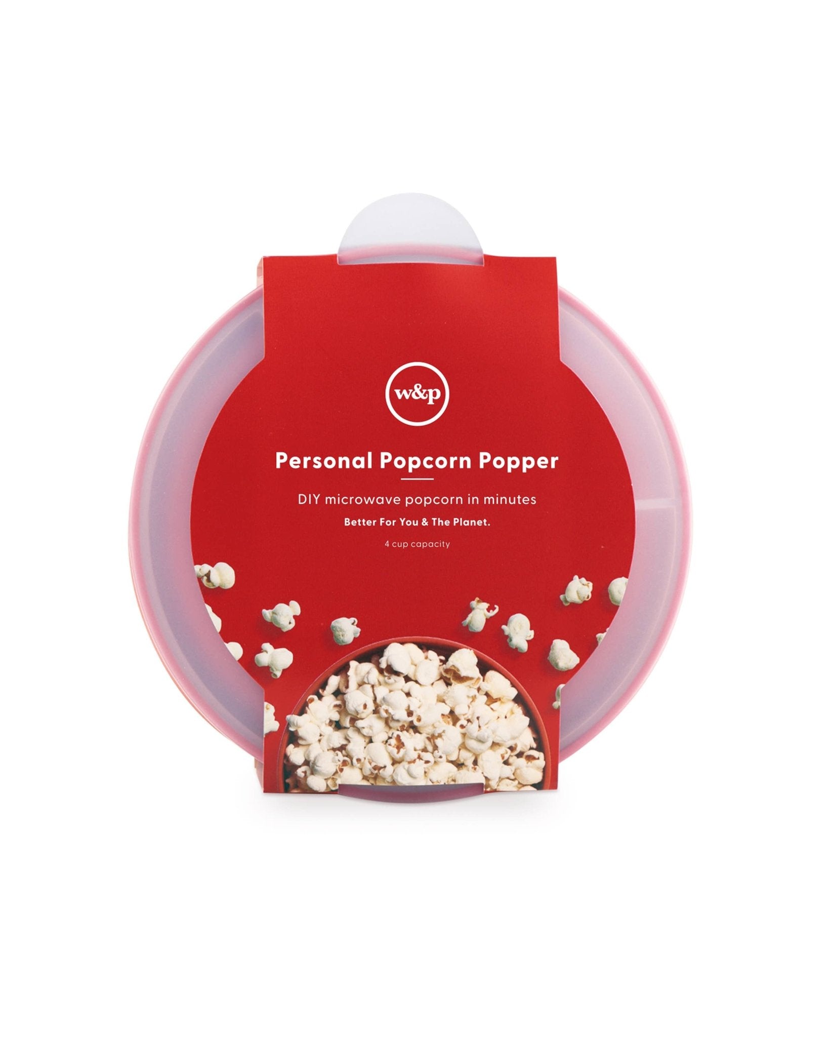 Personal Size Popcorn Popper - Silicone Reusable Maker - Free Living Co