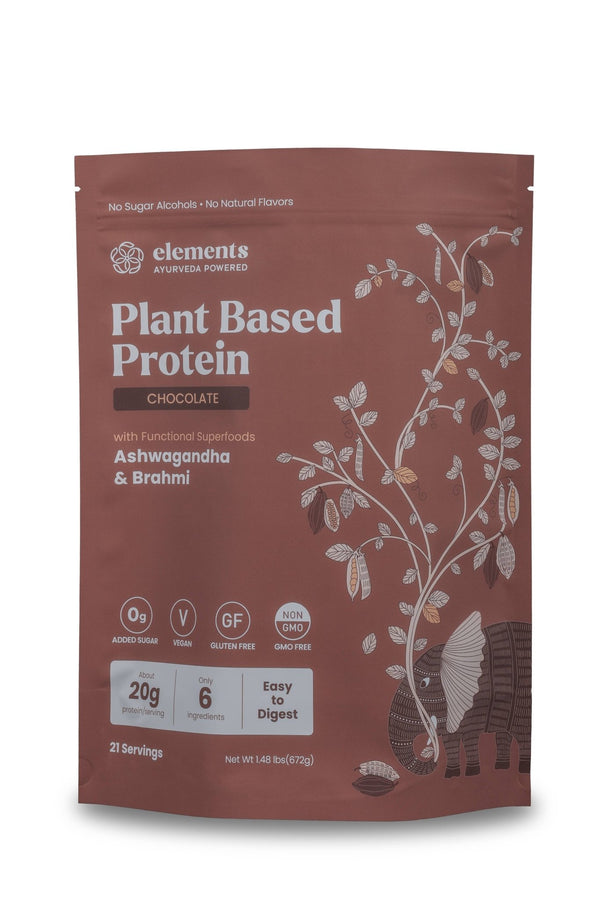 Plant Based Protein Powder: Chocolate (21 Servings) - Free Living Co