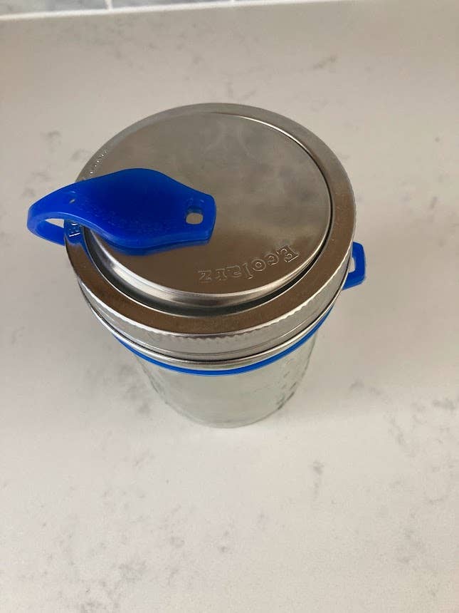 PopTop Sealable Drinking Jar Lid - Wide Mouth - Free Living Co