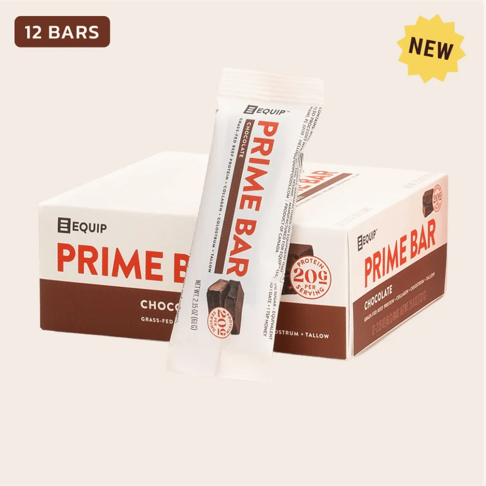 Prime Bar - Grass fed beef protein, colostrum, collagen, tallow - Free Living Co