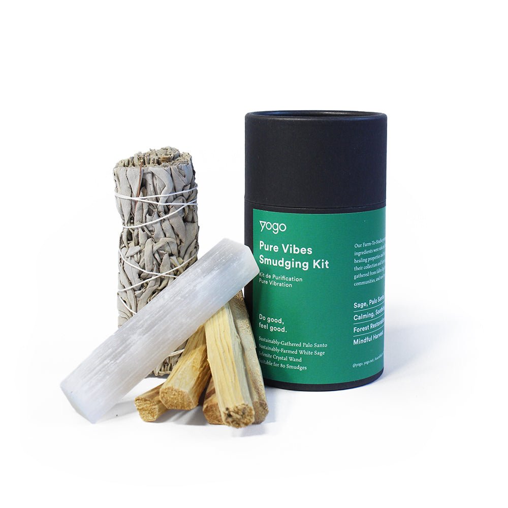 Pure Vibes Travel Smudging Kit - Free Living Co