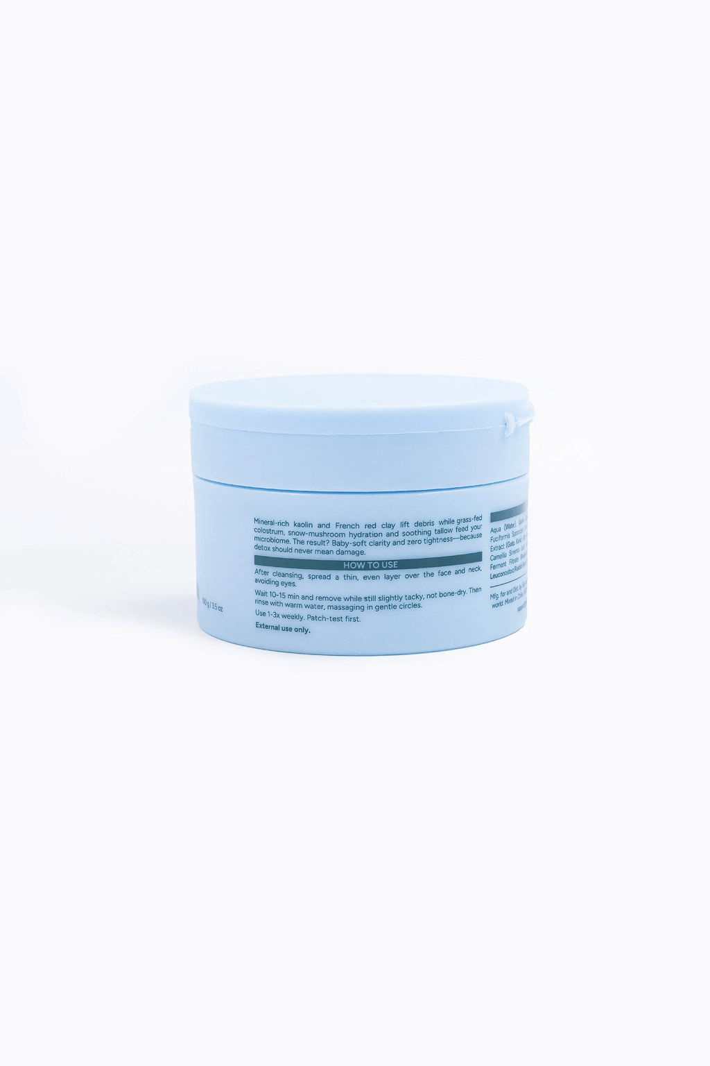 Purifying & Nourishing Tallow + Colostrum Clay Mask - Free Living Co
