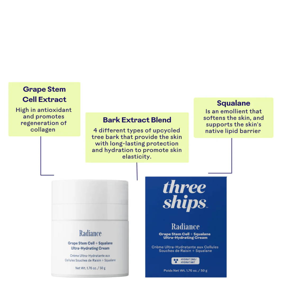 Radiance Grape Stem Cell + Squalane Day Cream - Free Living Co