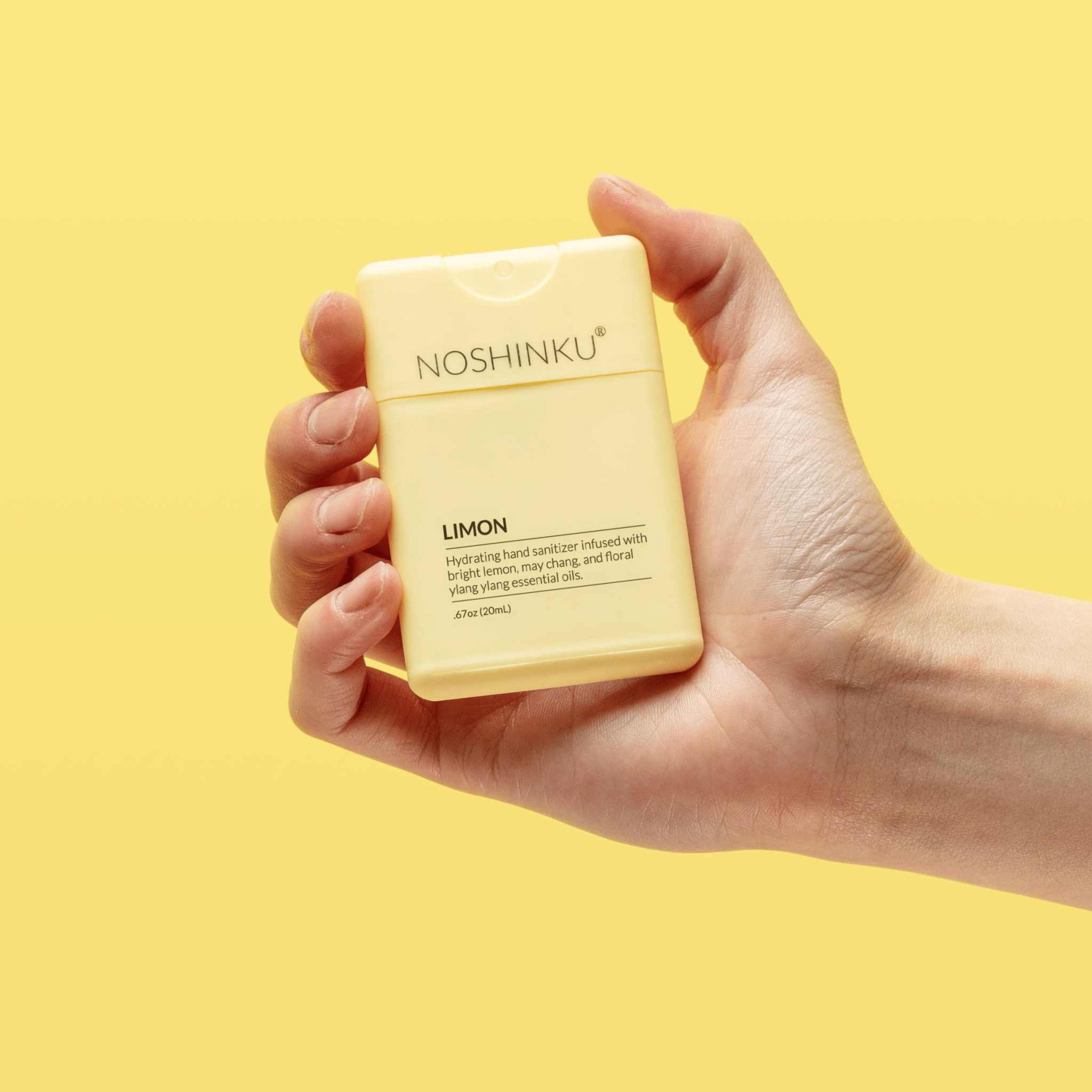Refillable Lemon Ylang-Ylang Moisturizing Pocket Sanitizer - Free Living Co