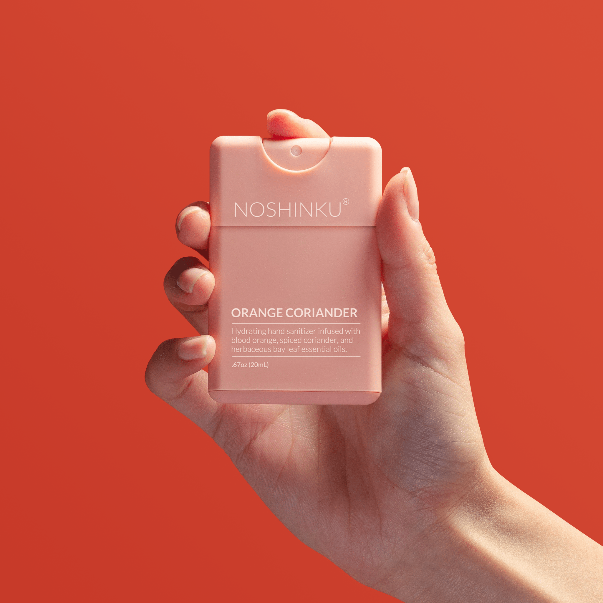 Refillable Orange Coriander Moisturizing Hand Sanitizer - Free Living Co