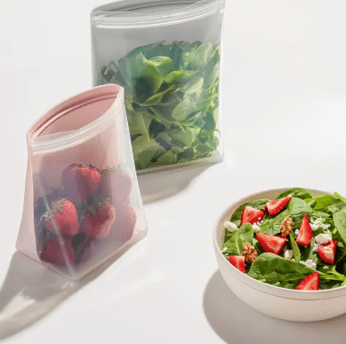 Reusable Silicone Stand - up Bag - Free Living Co