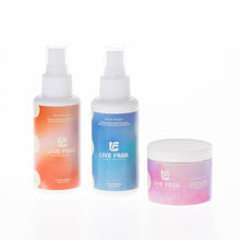 Routine Skincare Set – Cleanser, Toner & Moisturizer for Blemish-Prone & Sensitive Skin - Free Living Co