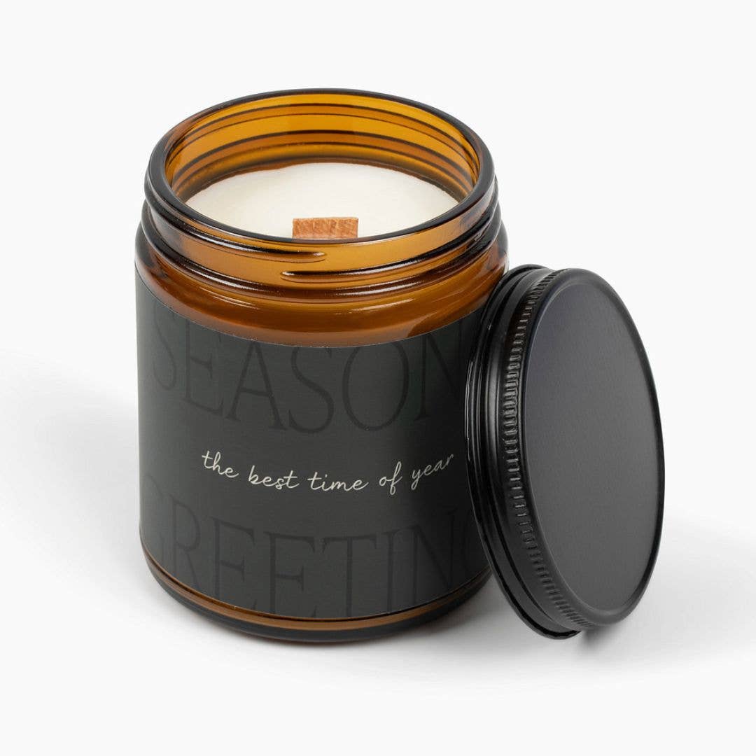 Seasons Greetings Beeswax & Essential Oil Jar Candle - Free Living Co