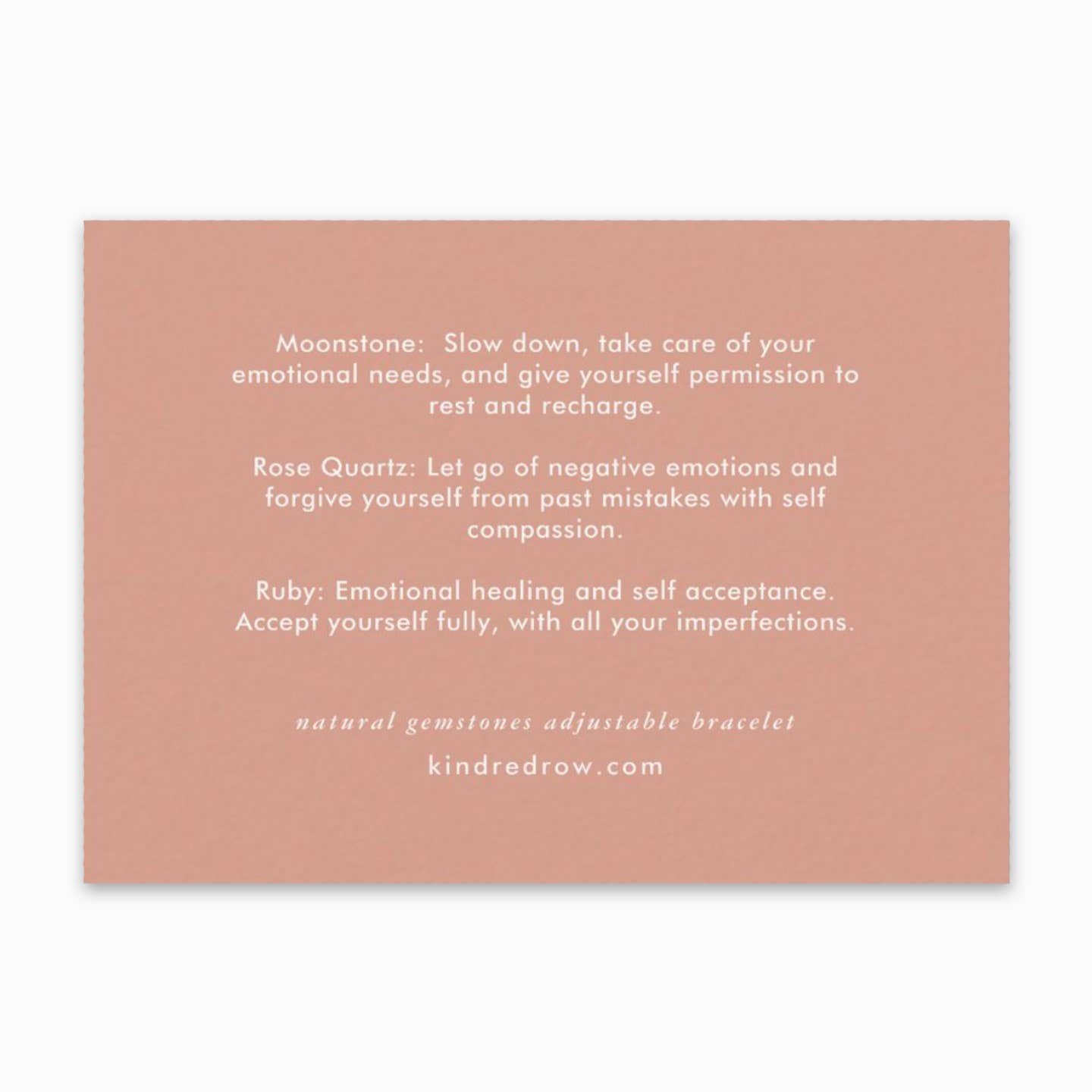 Self Love Healing Gemstone Stacking Bracelet - Free Living Co