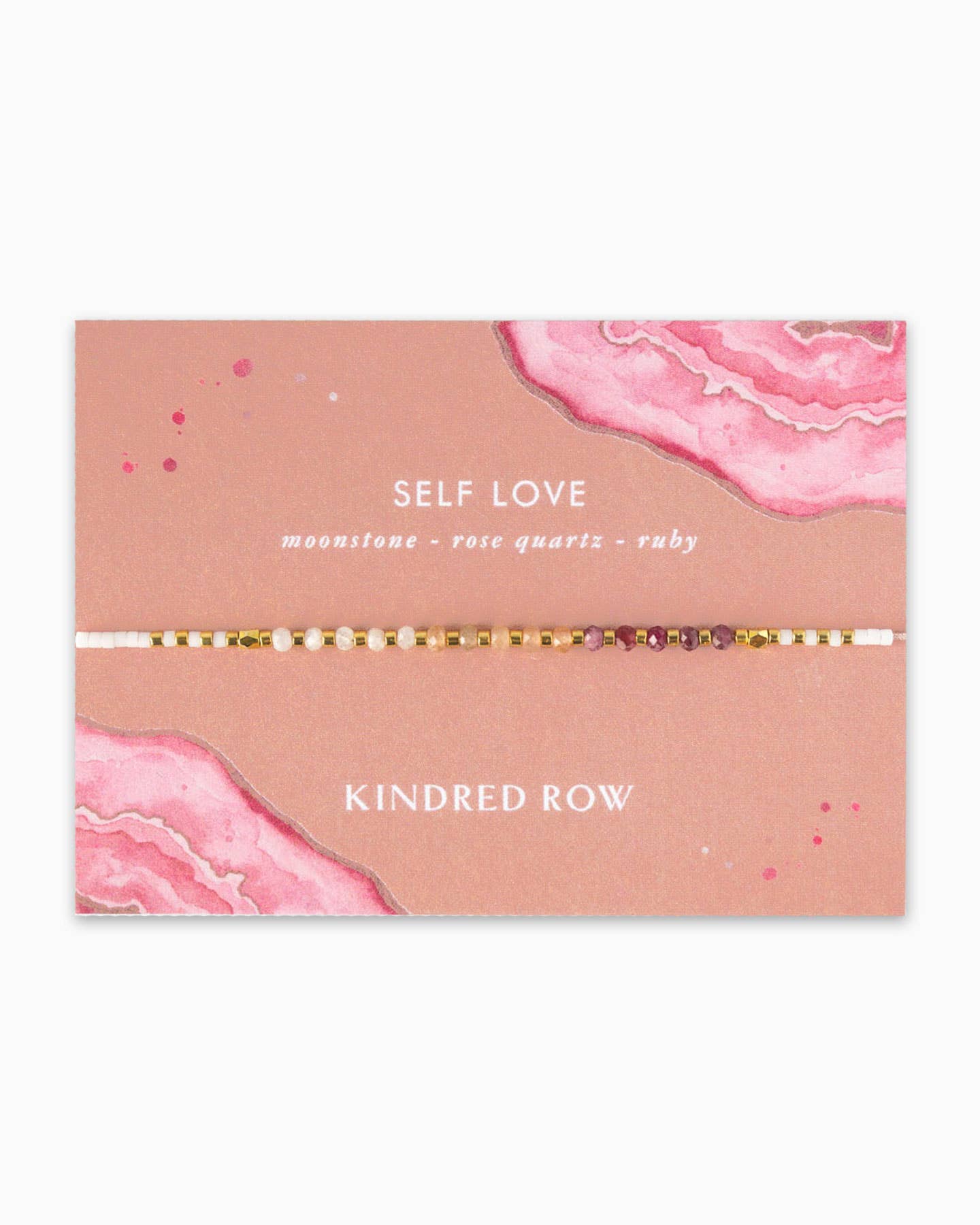 Self Love Healing Gemstone Stacking Bracelet - Free Living Co