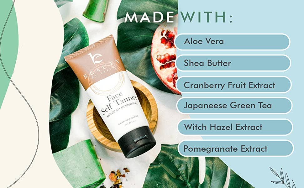 Self Tanner Face Lotion - Free Living Co