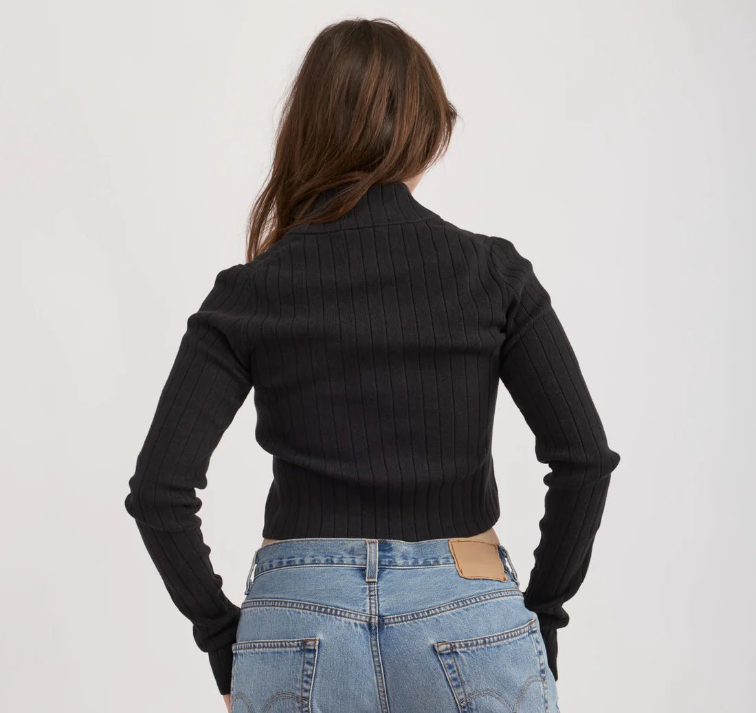 Soft Knit Rib Track Jacket - Organic Cotton - Free Living Co