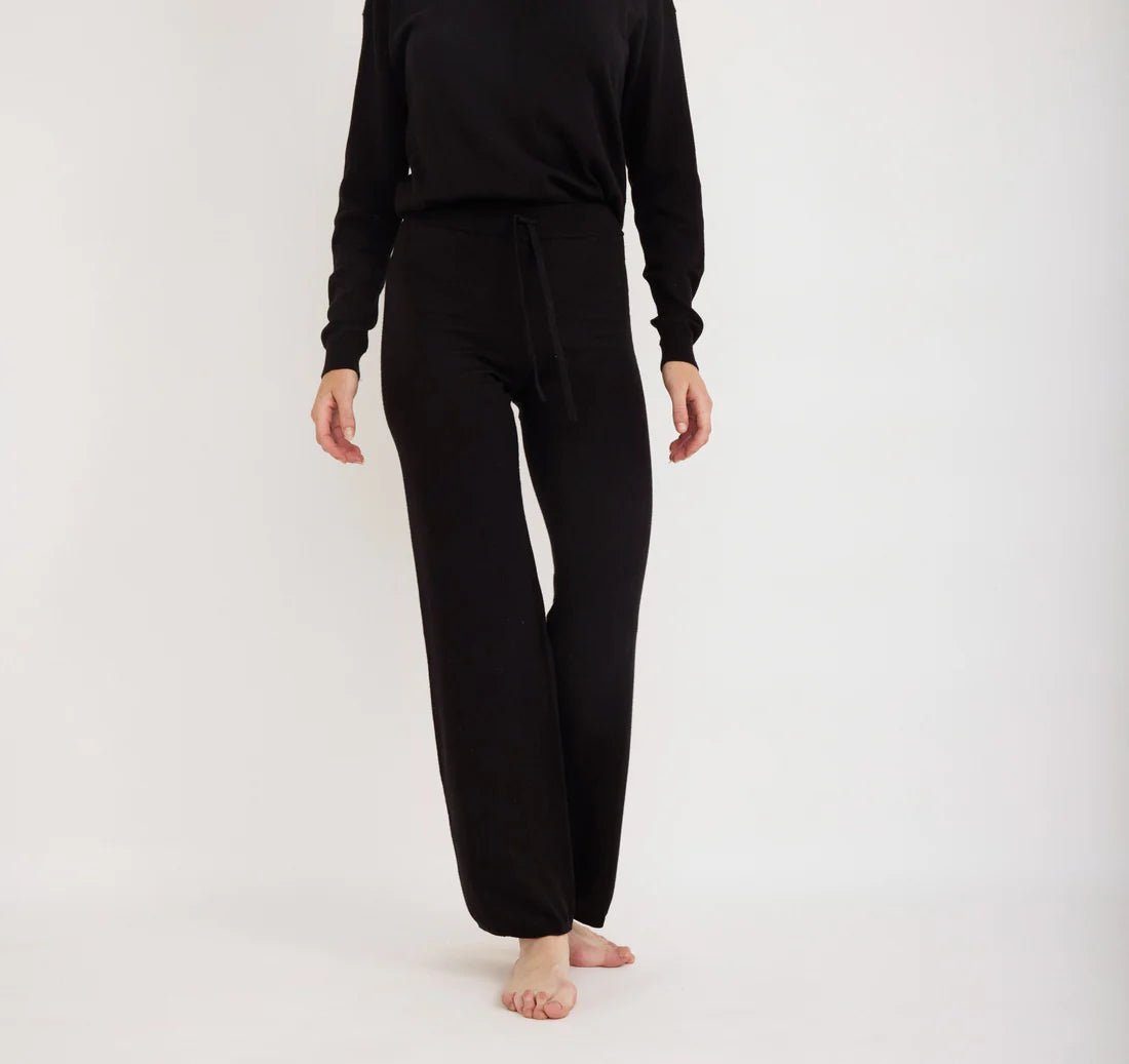 Soft Knit Straight Leg Pants - Organic Cotton - Free Living Co