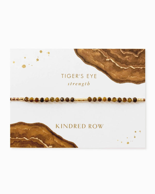 Tiger's Eye Healing Gemstone Stacking Bracelet - Free Living Co