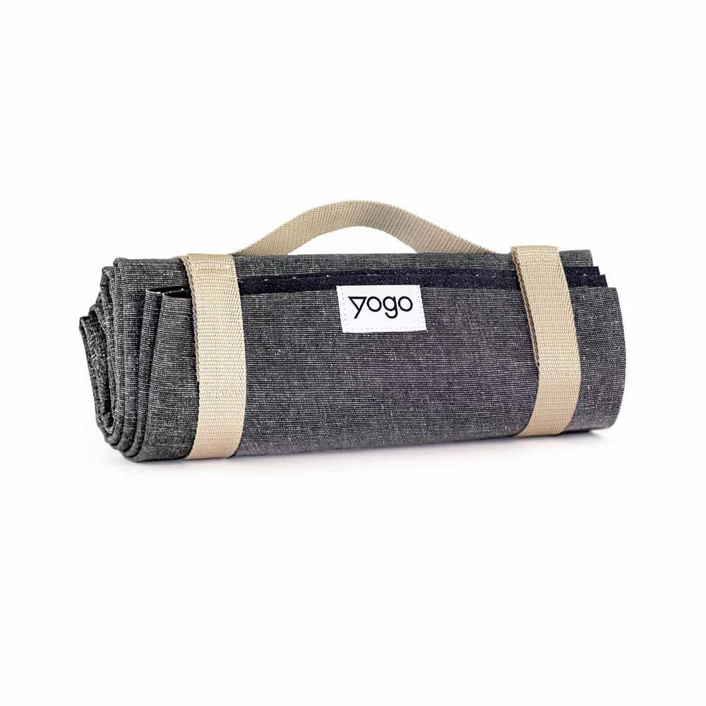 Ultralight Foldable Travel Yoga Mat with Non-Slip FSC-Certified Natural Rubber - Free Living Co