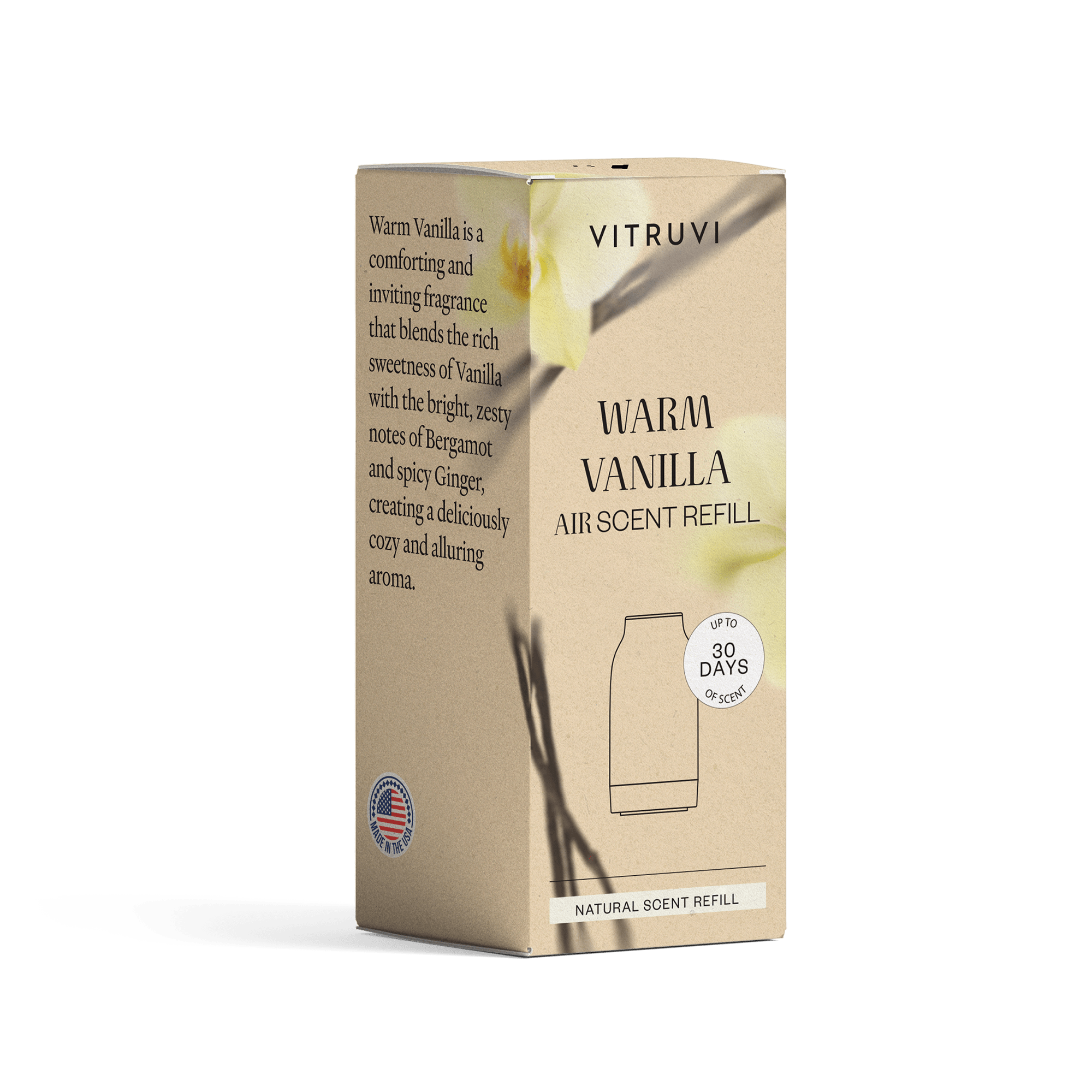 Warm Vanilla Air Scent Refill - Free Living Co