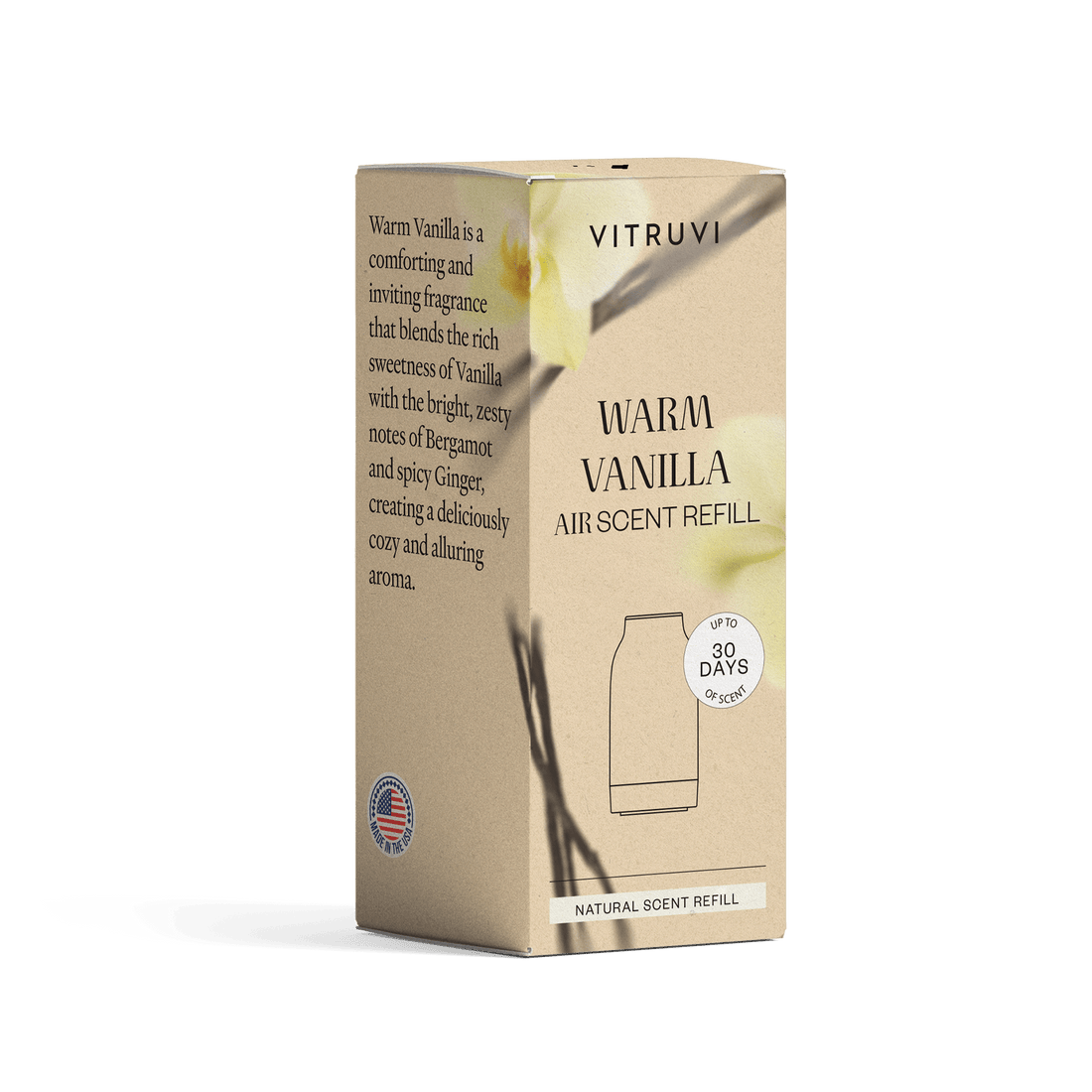 Warm Vanilla Air Scent Refill - Free Living Co