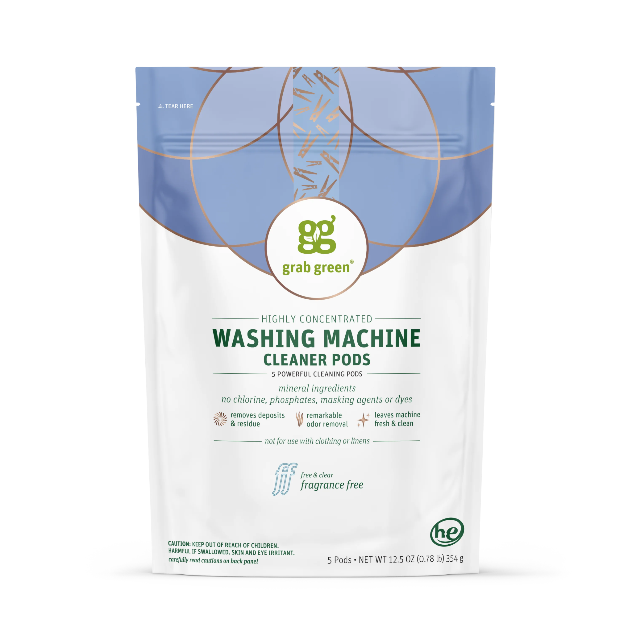 Washing Machine Cleaner Pods - Free Living Co