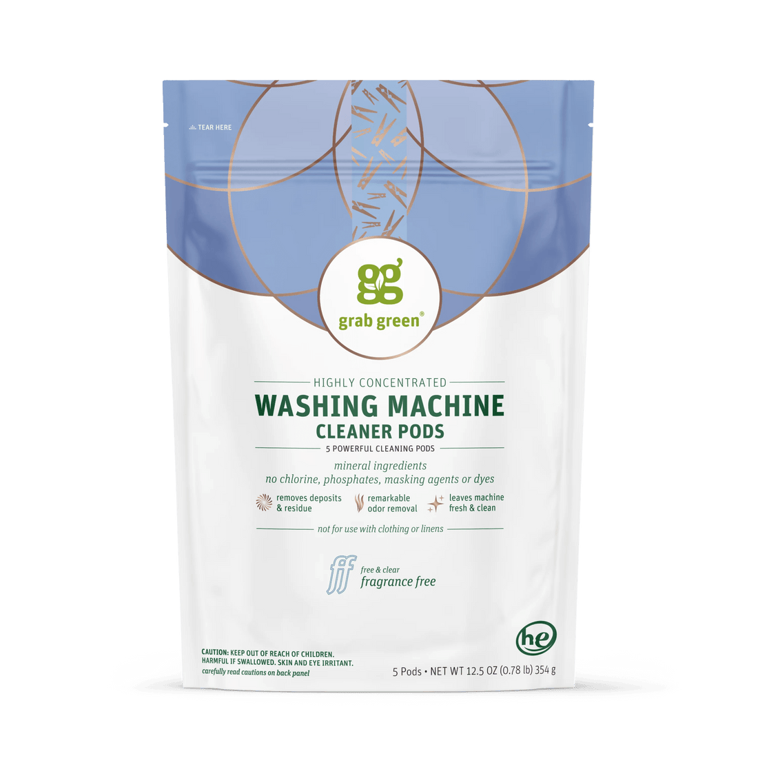 Washing Machine Cleaner Pods - Free Living Co