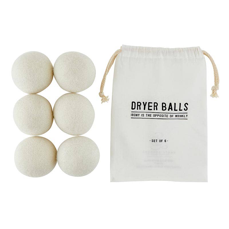 Wool Dryer Balls - Set of 6 - Free Living Co