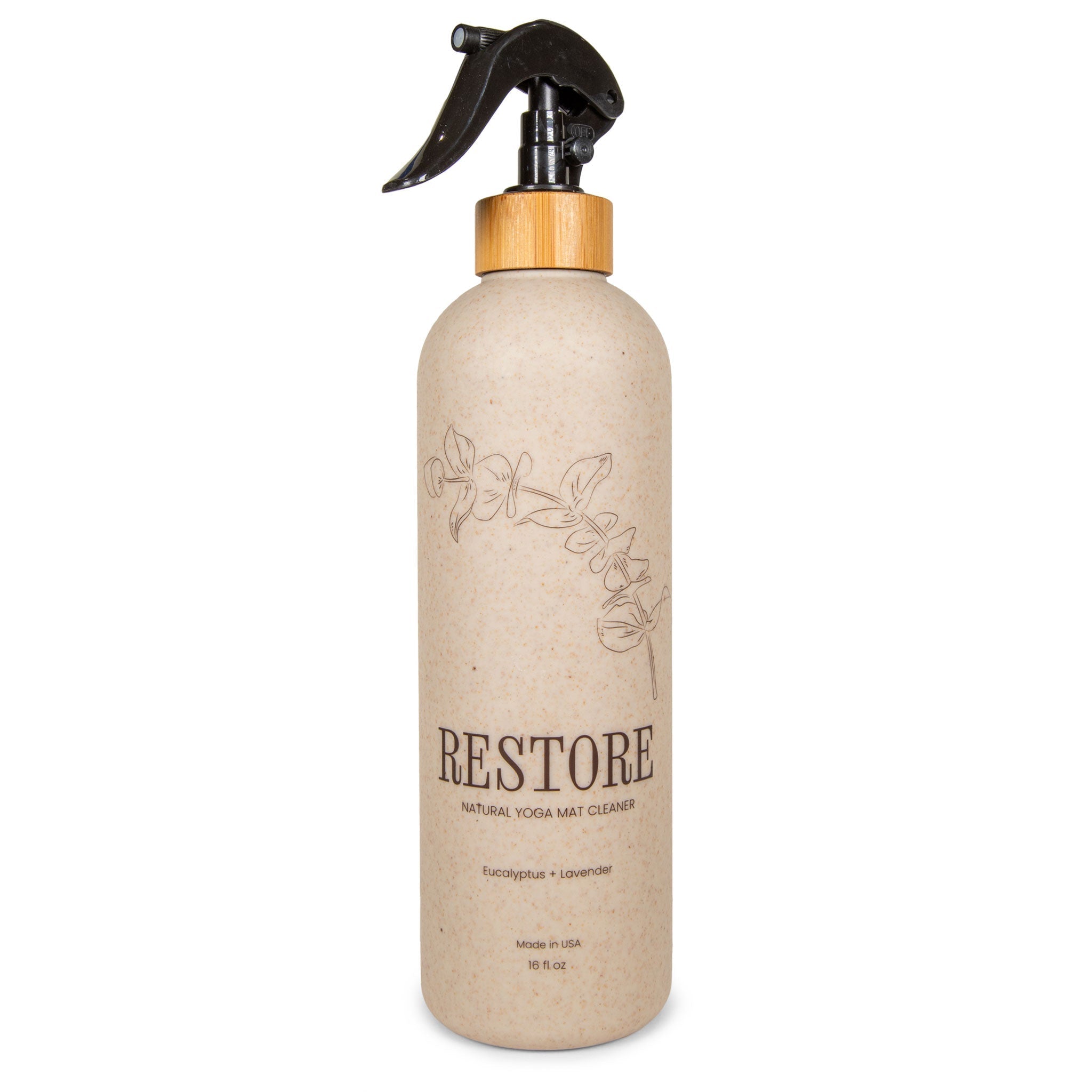 Yoga Mat Cleaner 16oz - Free Living Co