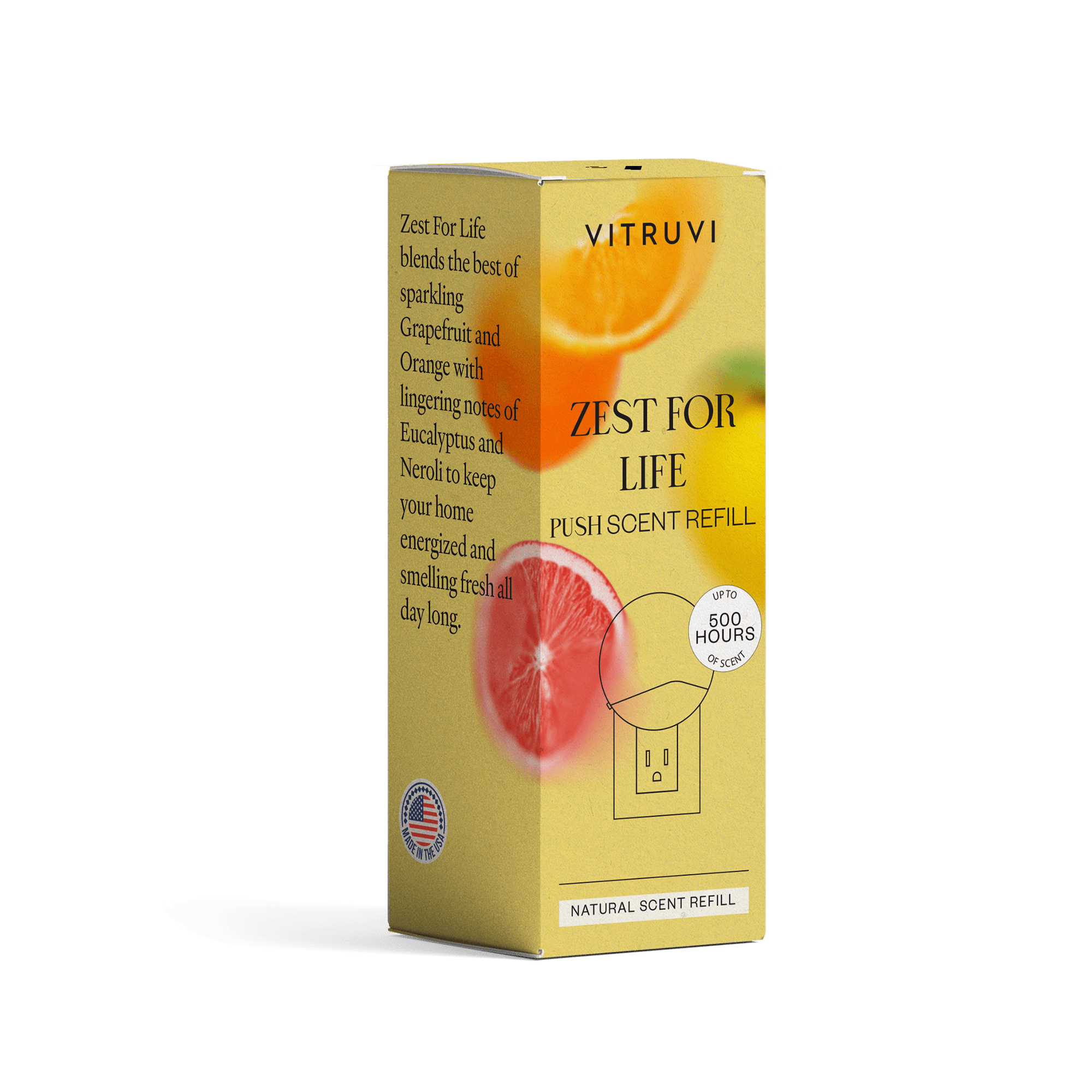 Zest for Life Push Scent Refill - Free Living Co
