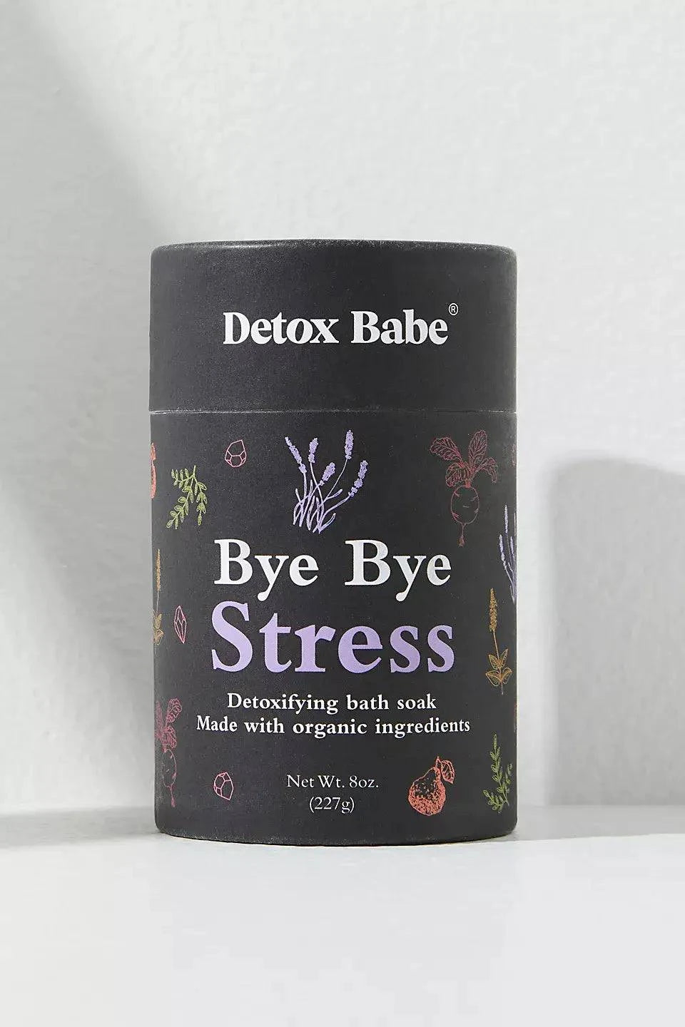 Bye Bye Stress - Organic Detox Bath Salt Soak - Free Living Co