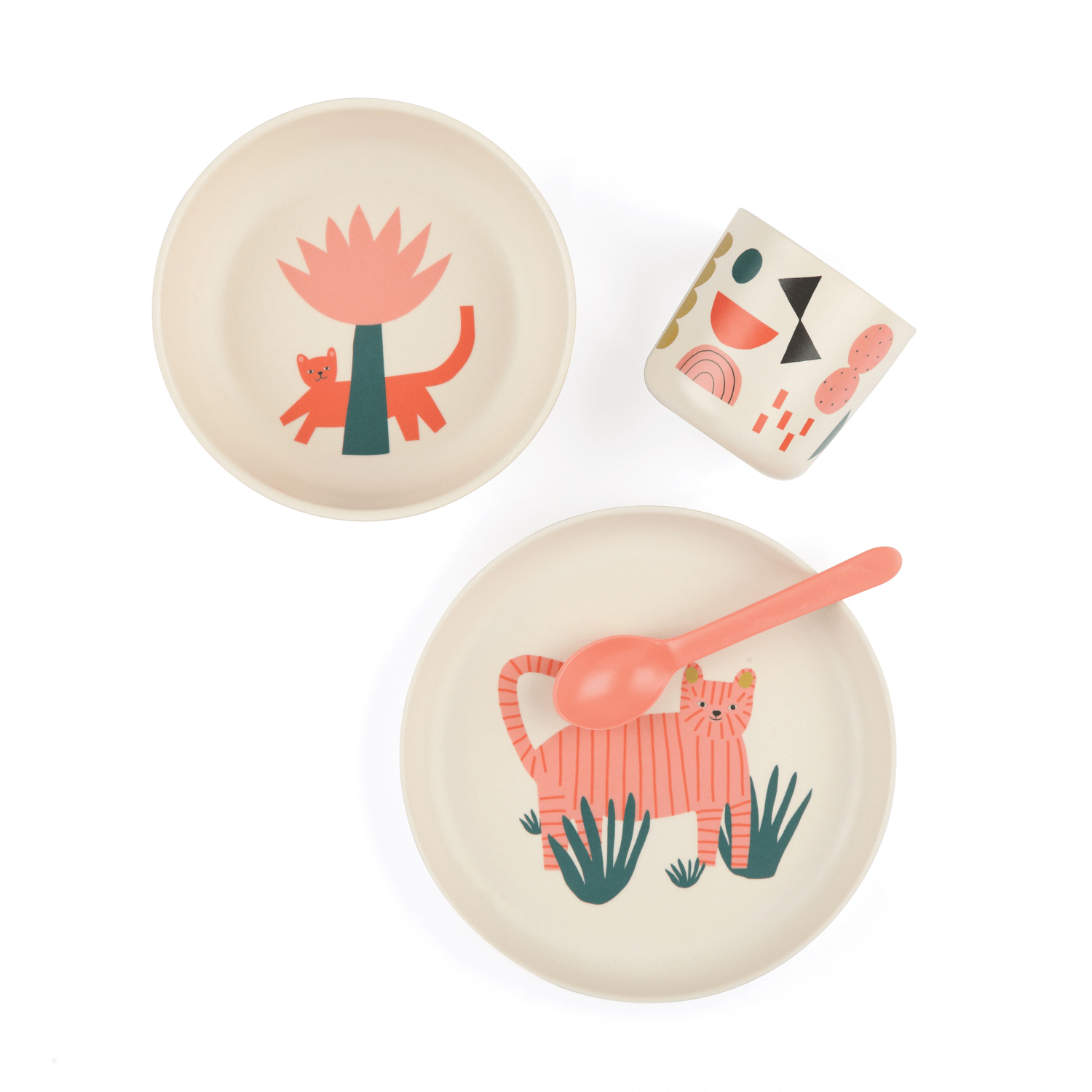 Illustrated Kid Set - Tiger - Free Living Co