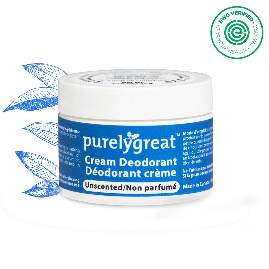 Purelygreat Cream Deodorant Unscented - Free Living Co