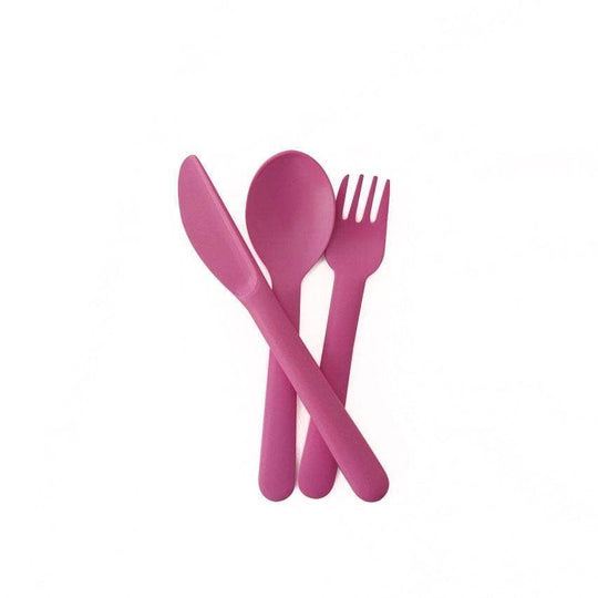 Kids Cutlery Set - Rose - Free Living Co