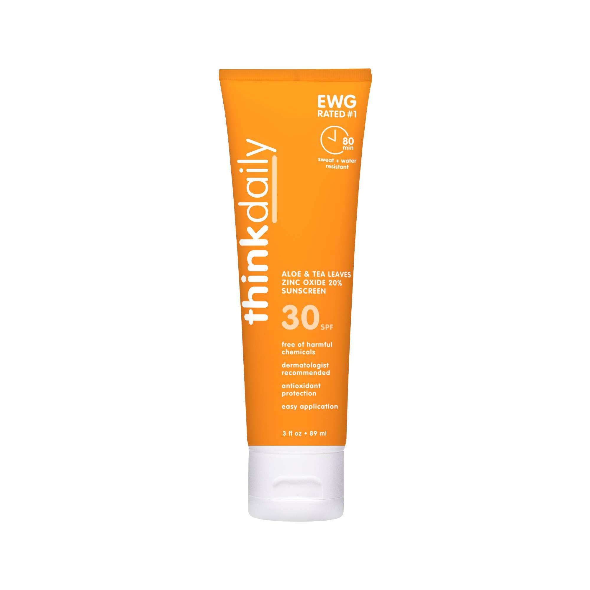 Think Sunscreen Aloe & Tea Leaves SPF 30 - Free Living Co