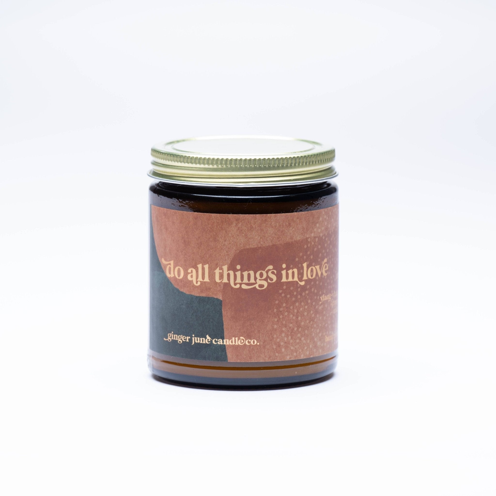 Do All Things in Love • 100% essential oil soy candle - Free Living Co