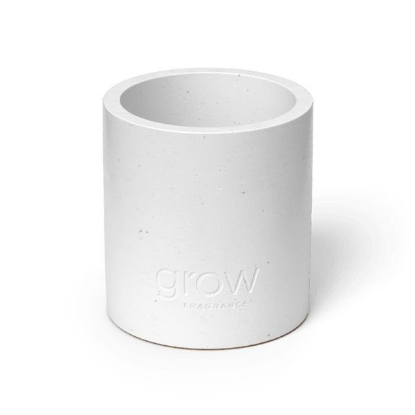 White Candle Holder - Free Living Co